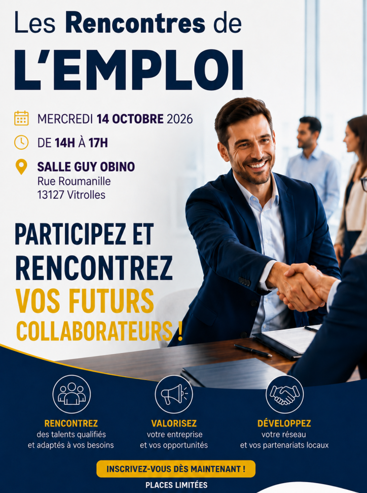 Les Rencontres de l'Emploi - Mercredi 14 octobre 2026