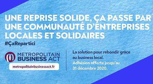 Mercredi 8 juillet à 11h : "Présentation du Métropolitain Business Act par la CCI AMP"