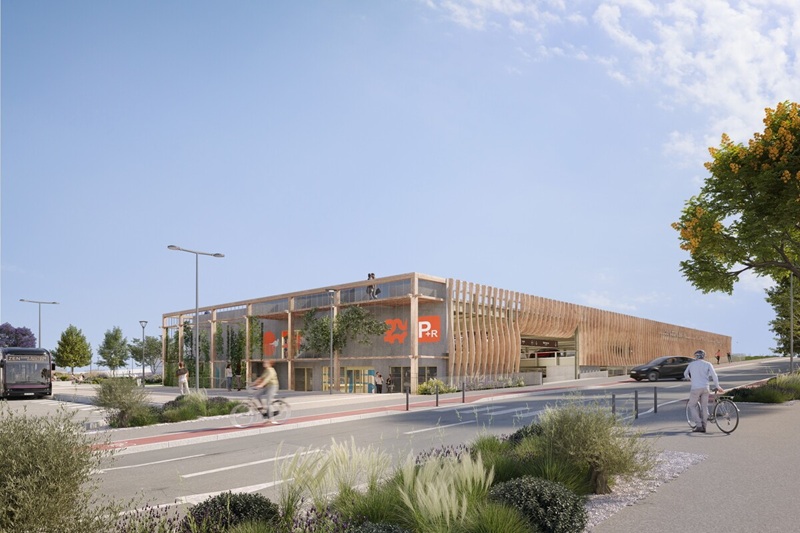 Mise en service du nouveau Pôle d'Echange Multimodal de Cap Horizon et de son ascenseur incliné