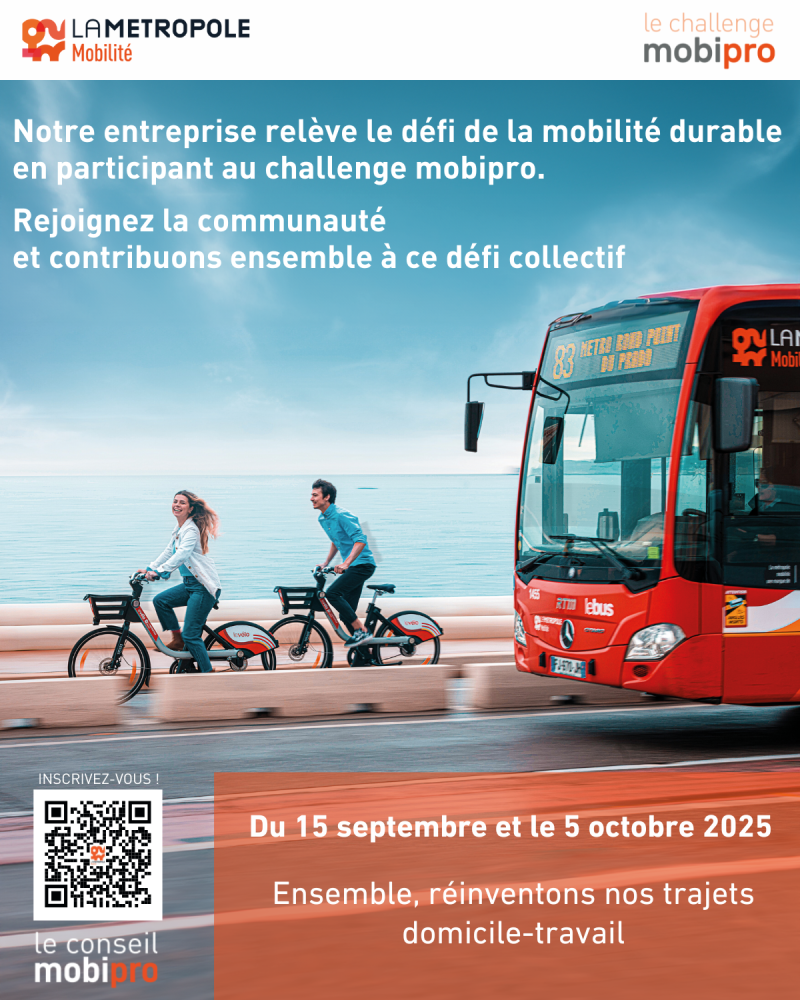 Challenge Mobipro : Repensons nos modes de déplacement.