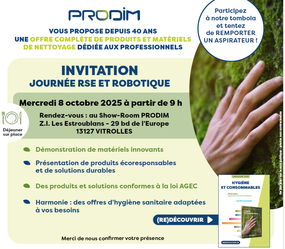 PRODIM ouvre ses portes le Mercredi 8 Octobre prochain, 9H-16H