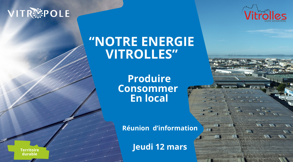 Jeudi 12 mars - "Notre Energie Vitrolles" - Réunion d'information