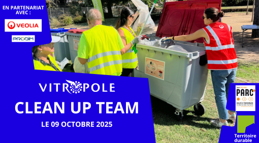 Jeudi 9 octobre : Vitropole Clean Up Team